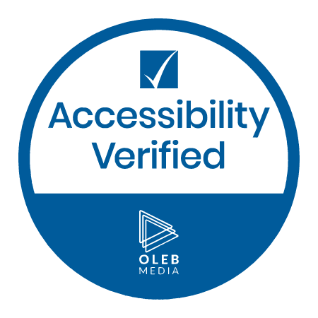 Certified accessible by OLEB Media