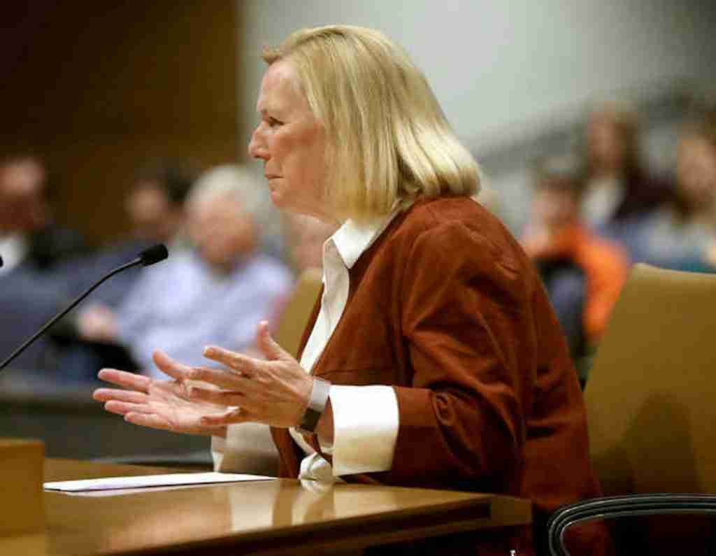 Kristine Sundberg, president of Elder Voice Family Advocates, 2018 hearing
